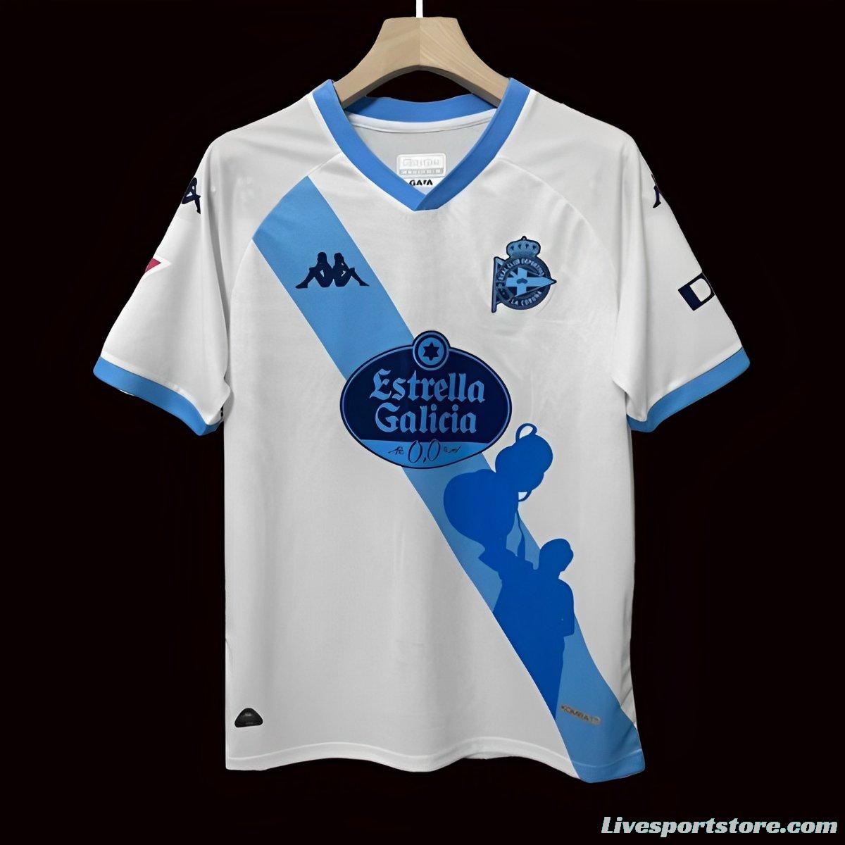 24/25 Deportivo De La Coruna Away White Jersey