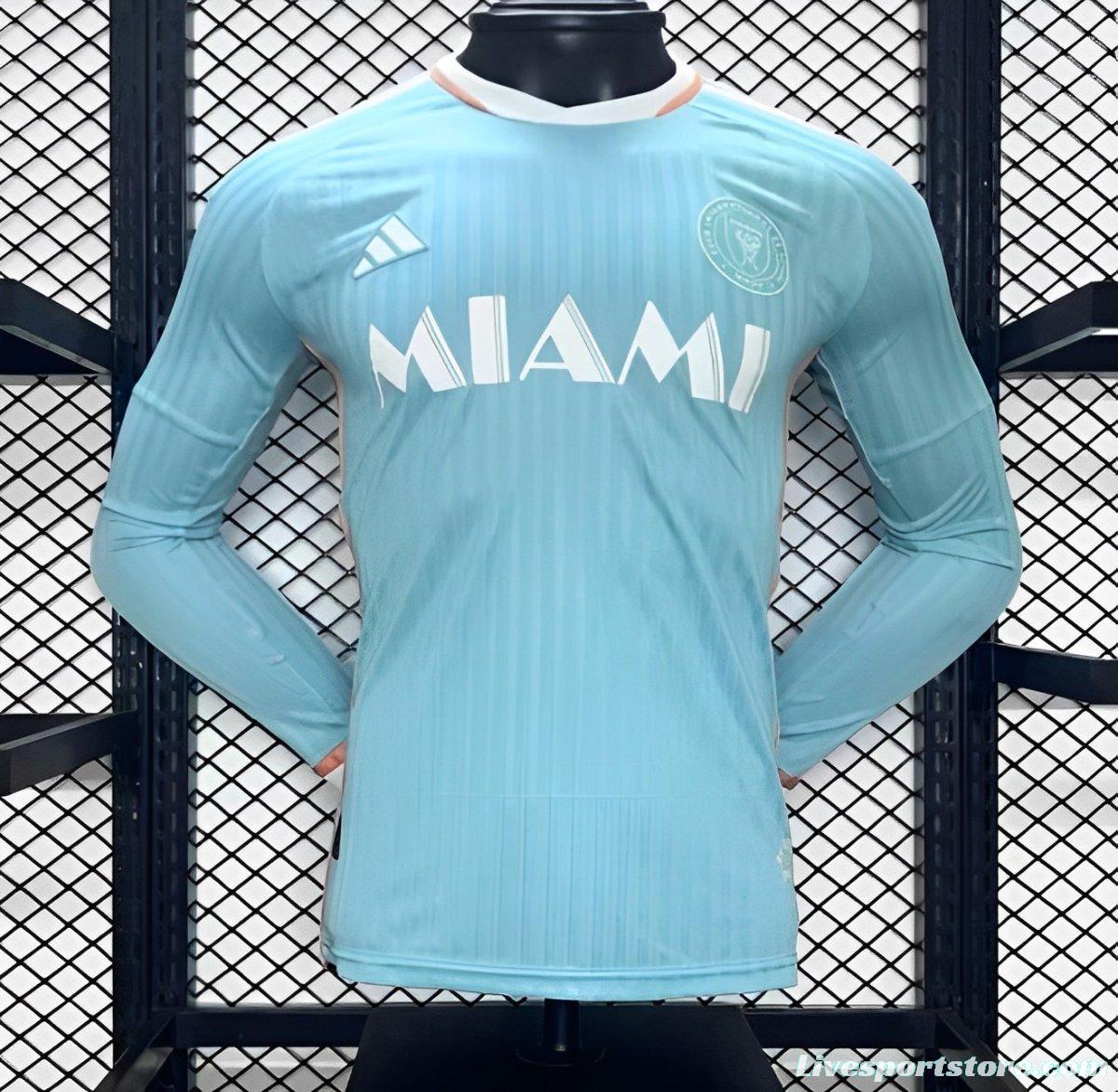 Player Version 24/25 Intern Miami Third Long Sleeve Jersey