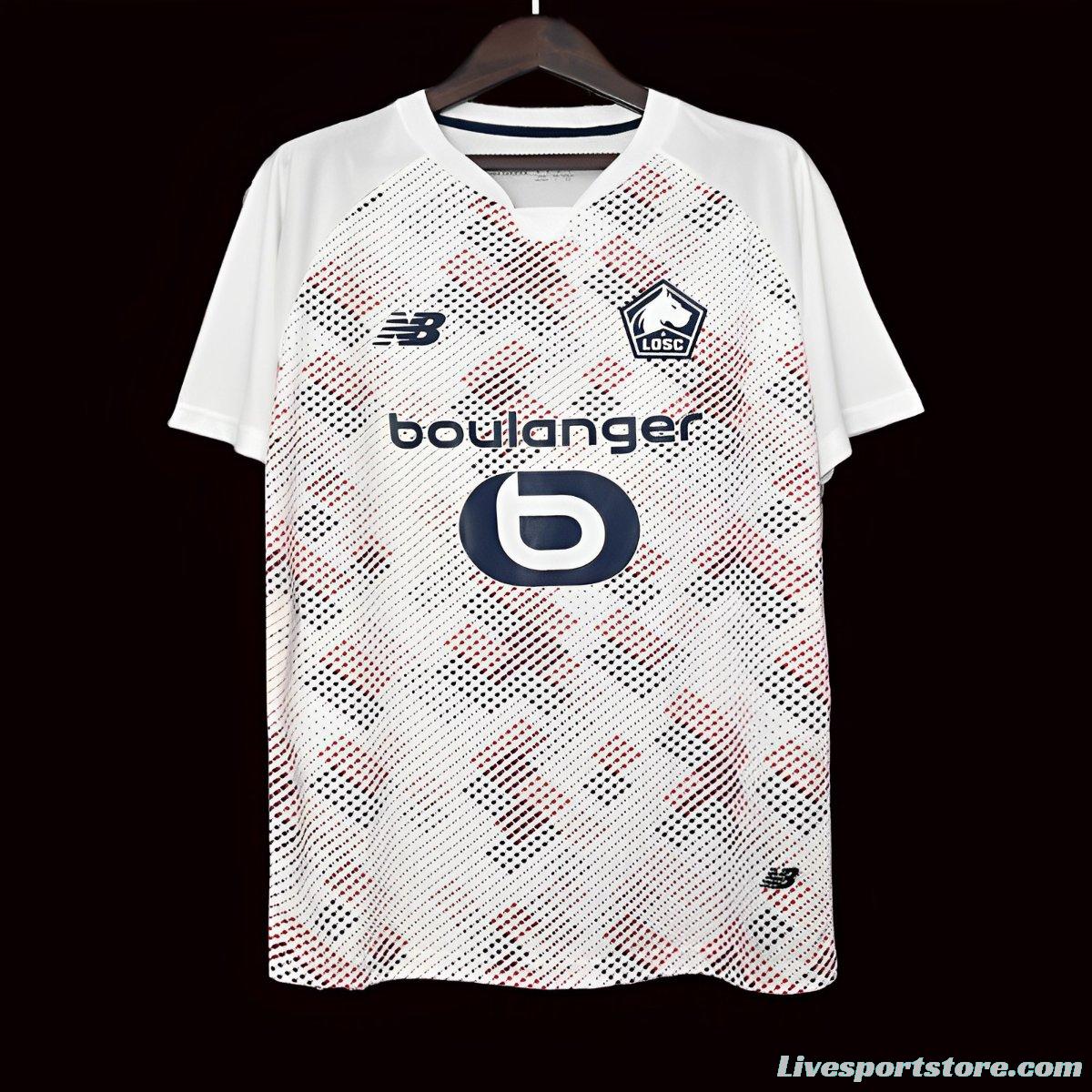 24/25 Lille OSC Away White Jersey