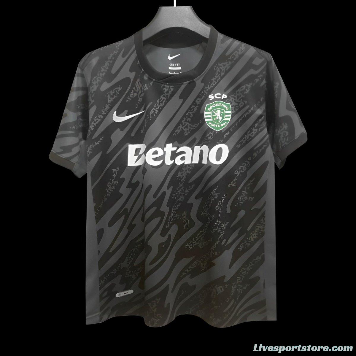 24/25 Sporting Lisbon Black Goalkeeper Jersey