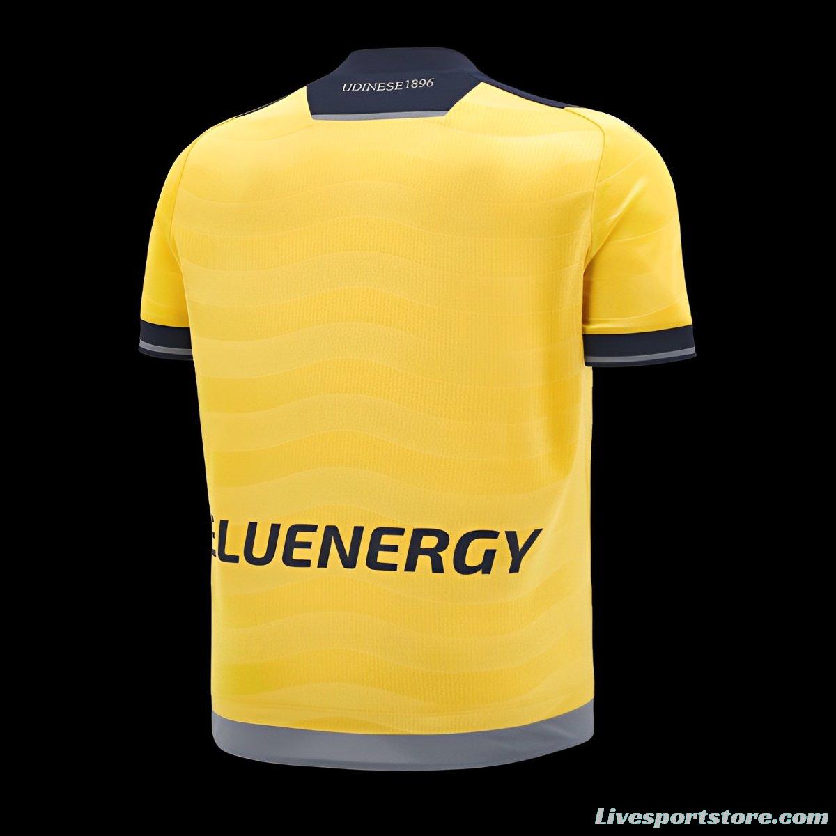 24/25 Udinese Away Yellow Jersey